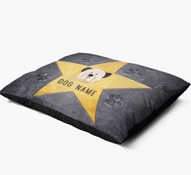 'Star of Fame' - Personalised {breedFullName} Dog Bed